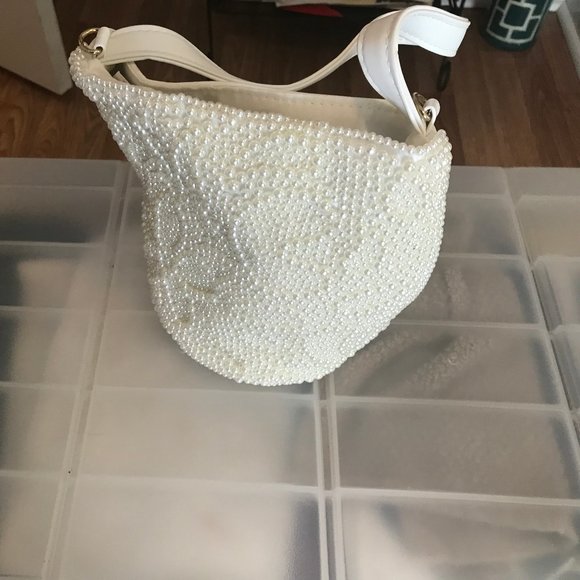 White studded purse - Picture 1 of 1